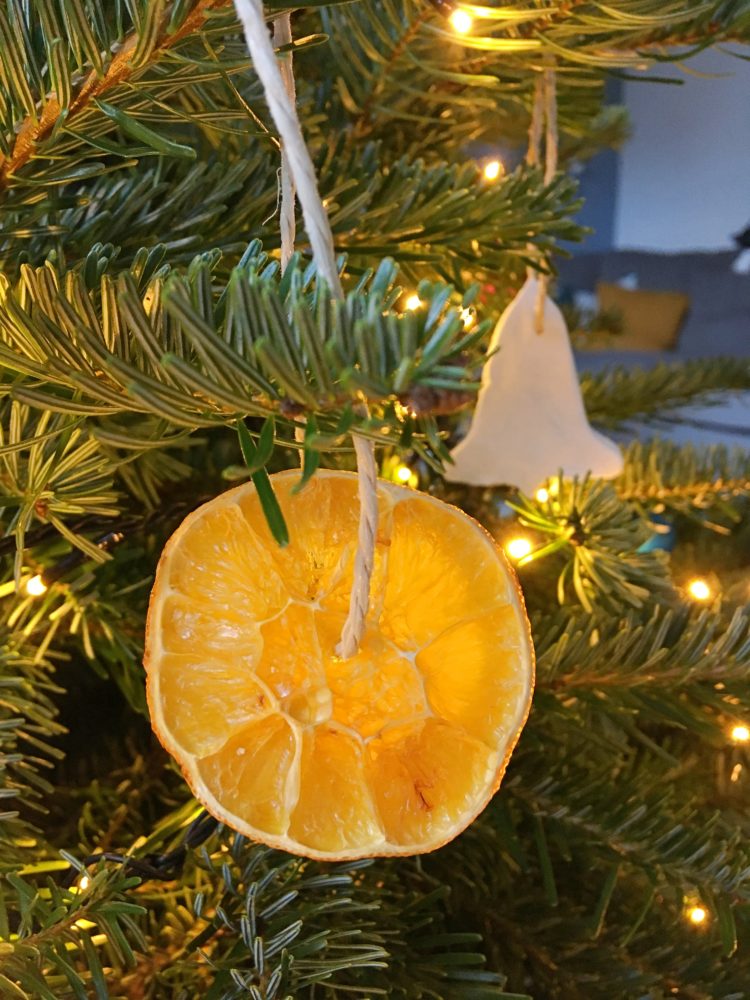 Anleitung Orangenscheiben trocknen Deko DIY