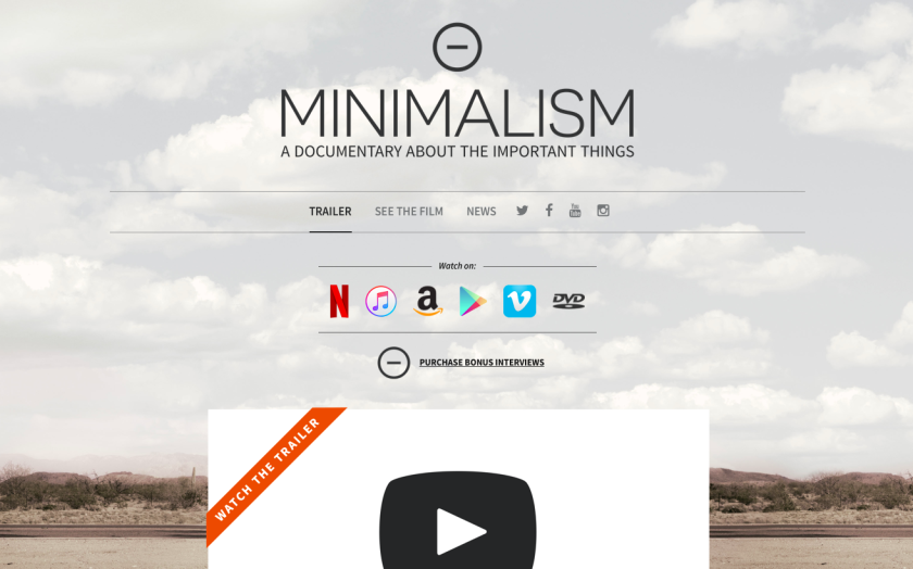 Minimalism - eine Dokumentation über die wirklich wichtigen Dinge im Leben 1 minimalismus einedokumentationueberdiewichtigendingeimleben