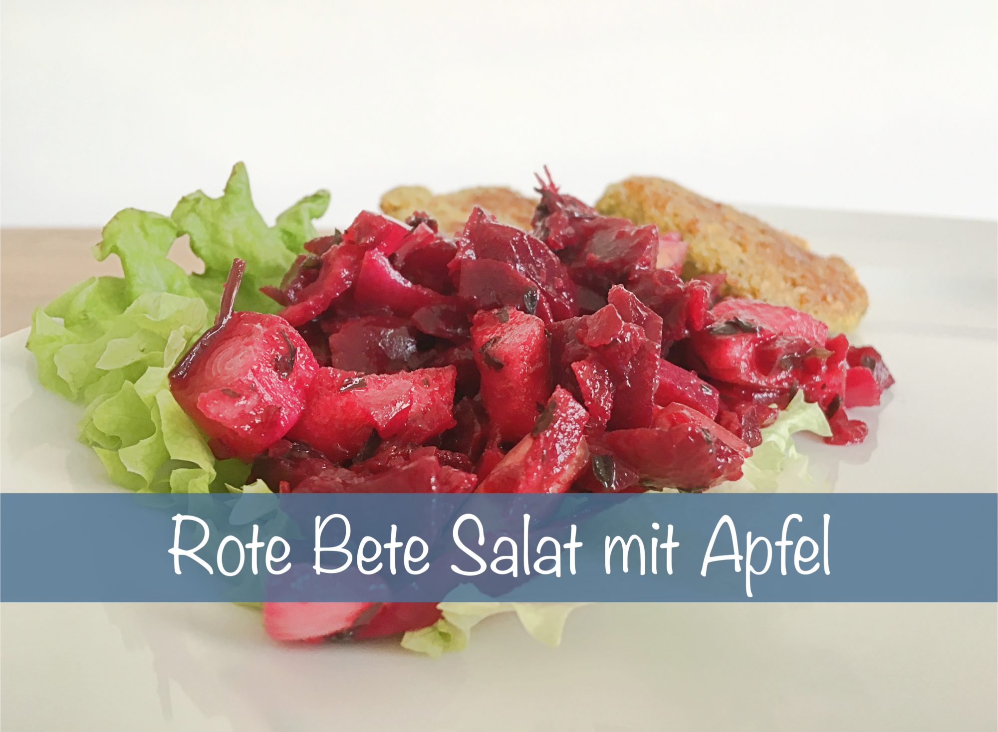 Rote Bete Salat mit Apfel