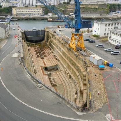 Hafen Brest Bretagne
