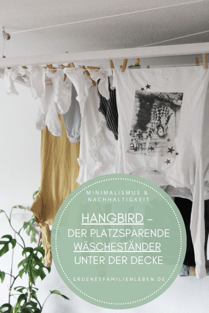 Hangbird - der platzsparende Wäscheständer unter der Decke