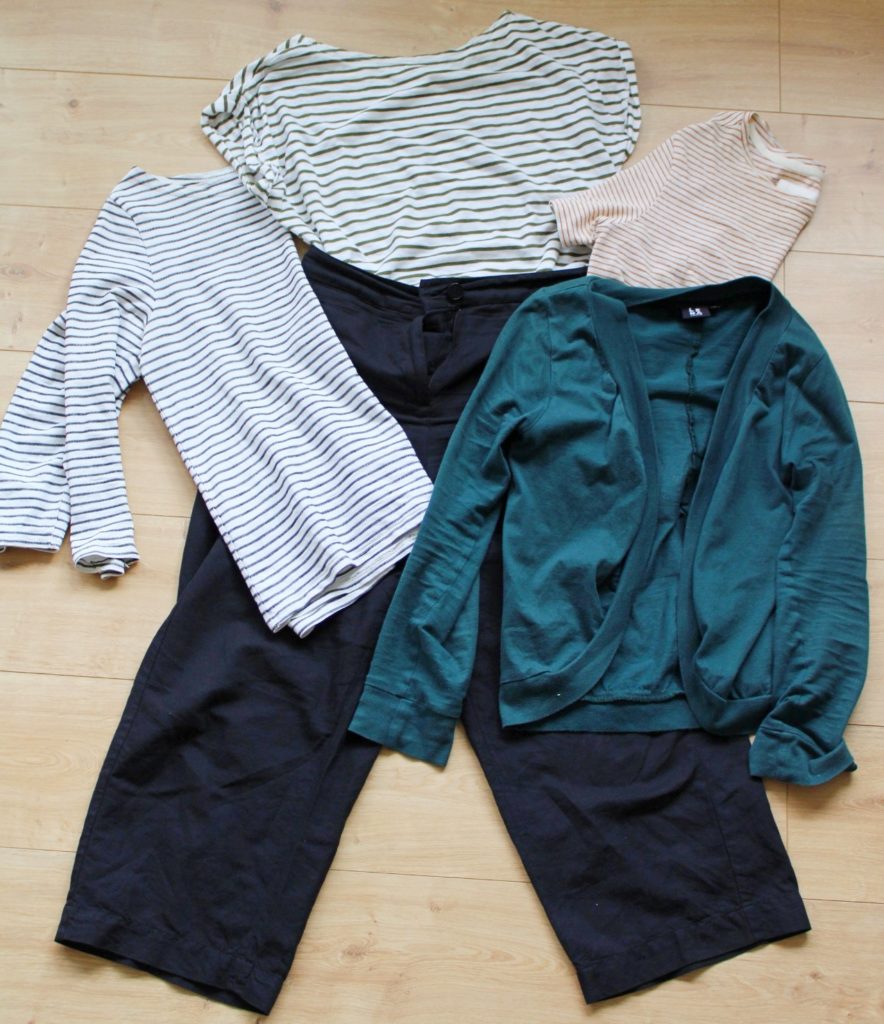 Outfit Capsule Wardrobe mit Stoffhose