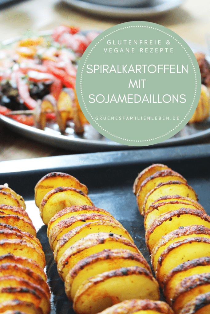 Spiralkartoffeln Sojamedaillons Rezept